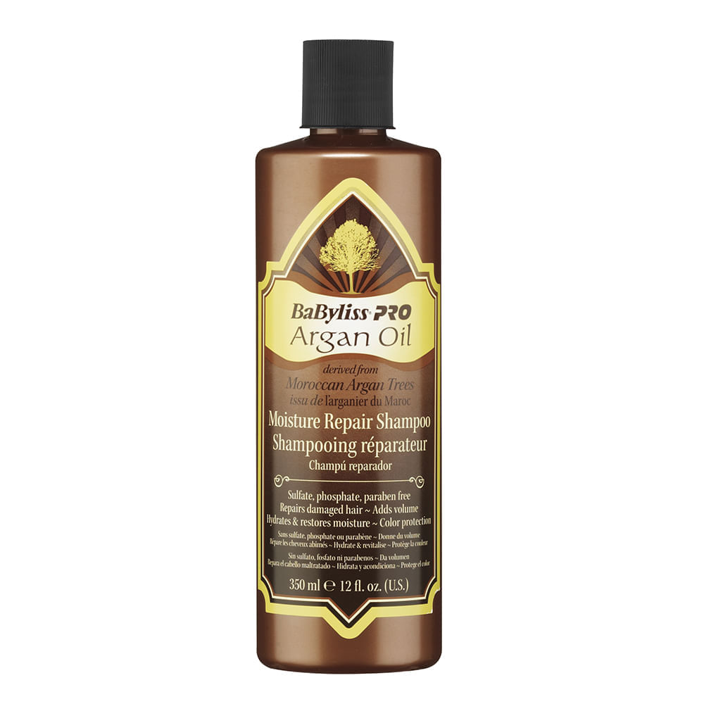 BABYLISS PRO Argan Oil Shampoo Hidratante Reparador 350 ml - Aruma