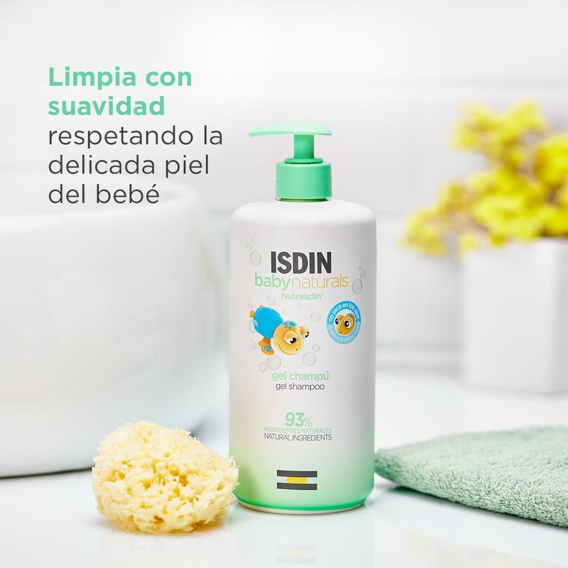 ISDIN Shampoo Baby Naturals Gel 200Ml - Aruma