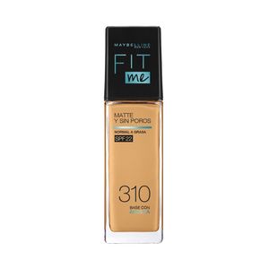 Base Fit Me Matte + Poreless 1.00 Fl Oz Tono 310 Sun Beige Maybelline