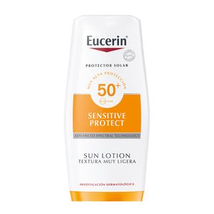 Eucerin Sensitive Protect Loción Textura Muy Ligera FPS50+ Protector Solar Corporal 150ml