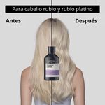 L'oreal Professionnel Chroma Creme Purple Shampoo 300ml - champú  anti-amarillo para cabello rubio