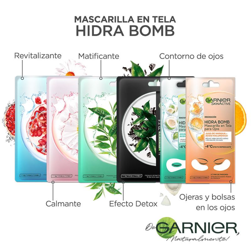 Tipos de mascarillas faciales - Cuidado de la piel - Garnier