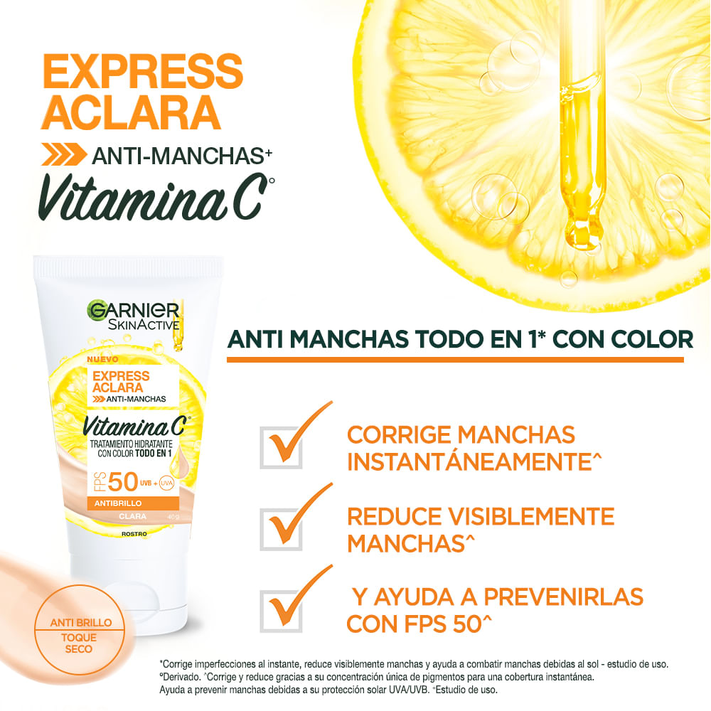 Garnier Skin Active Vitamin C Express Aclara - Anti-Manchas -Booster Serum  for sale online