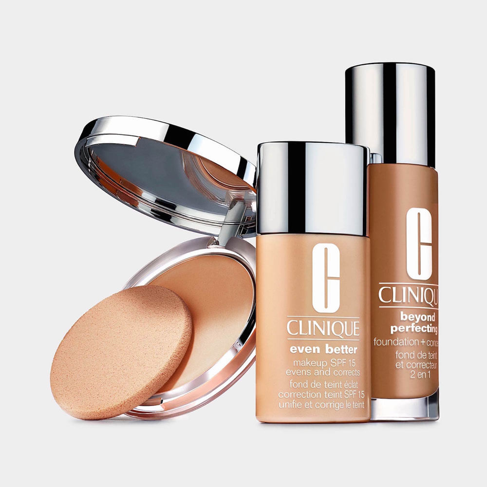 Polvo compacto Clinique Stay Matter Color Beige - Aruma