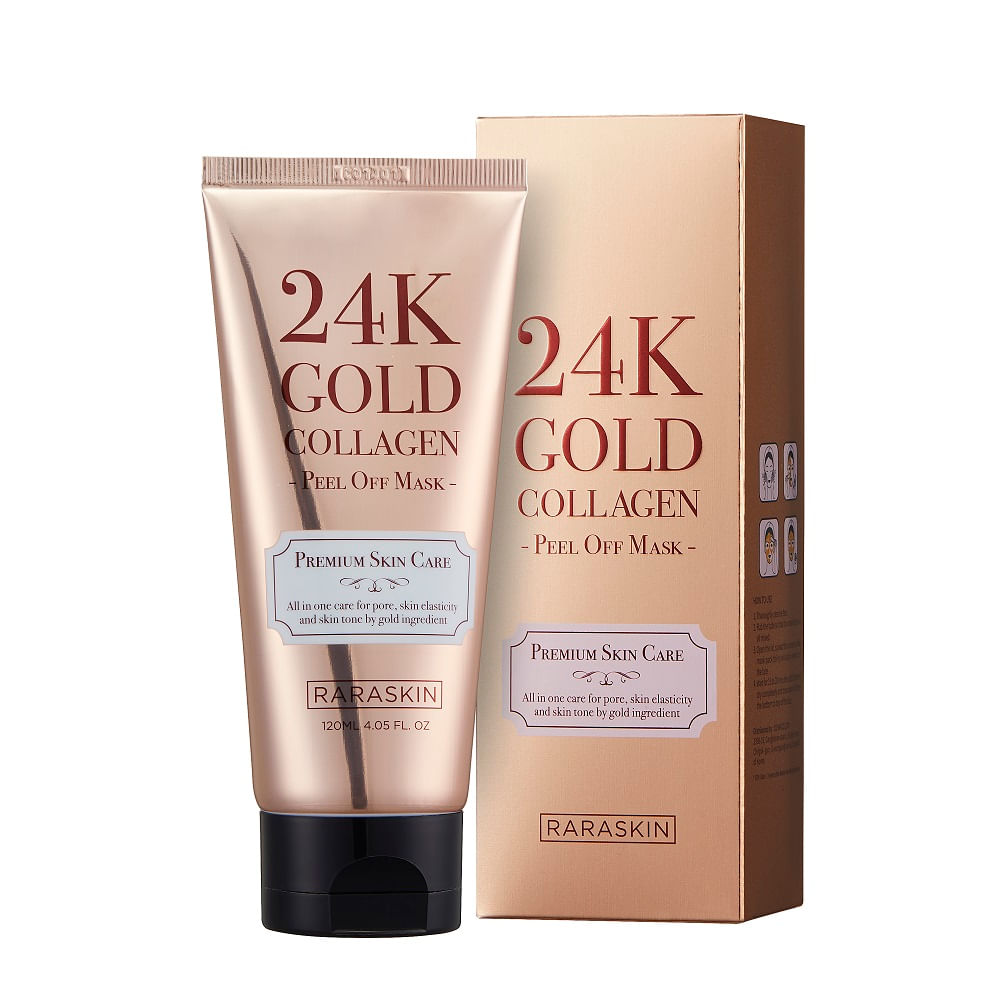 Mascarilla 24K Gold Collagen Peel Off 120 ml Raraskin Aruma