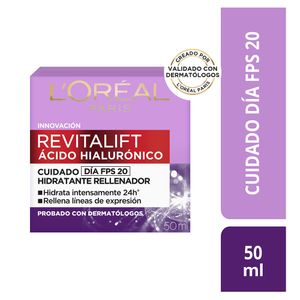 Crema Día Hidratante L'Oréal París Revitalift Acido Hialuronico 50ml