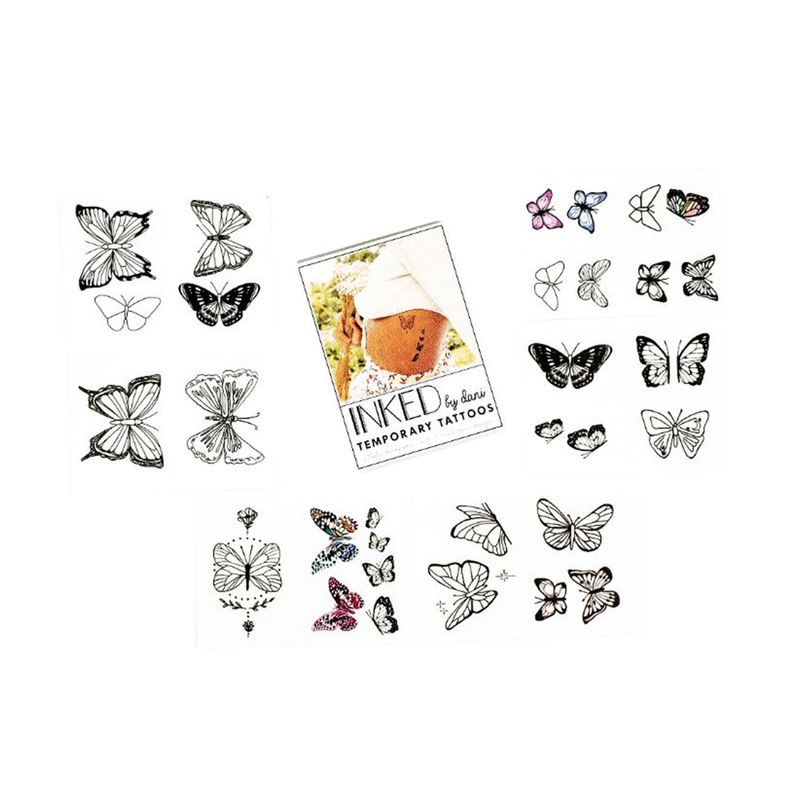 Temporary Tattoos Butterfly Dreams Pack - Inked by Dani