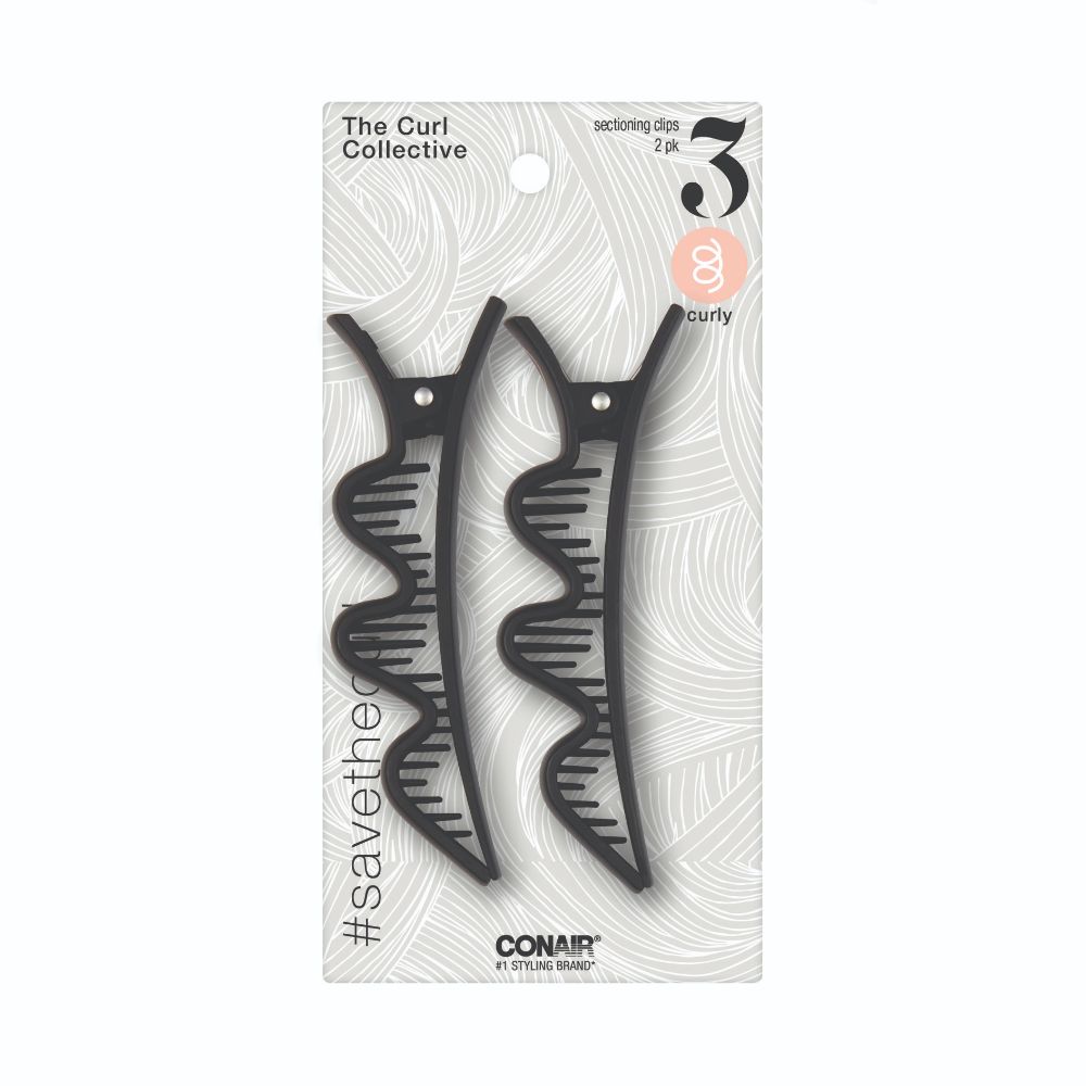 Conair Gancho Clip Curl C. Curly 2Pk Salon Clip Aruma