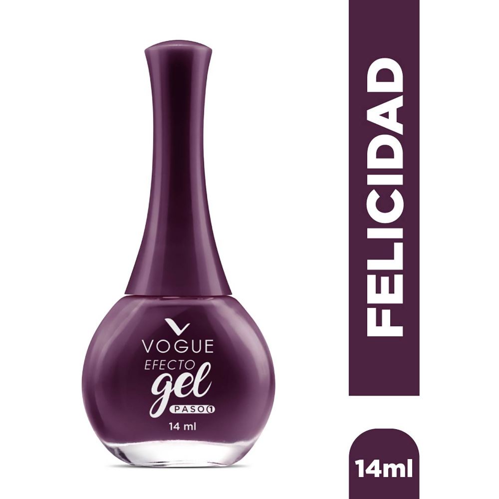Esmalte Efecto Gel Vogue Tono Felicidad 14 ml Aruma