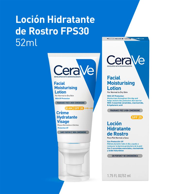 CeraVe Crème Hydratante Visage SPF30 52ml