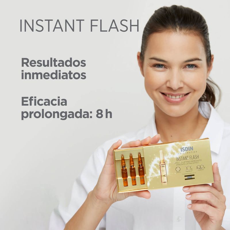 Ampollas Isdin Instant Flash Efecto Lifting x 1 un x 2 ml