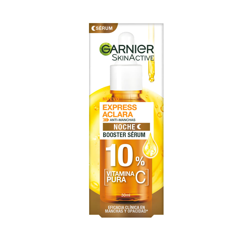 Garnier Serum Vit C Serum de noche Express Aclara 30ml - Aruma