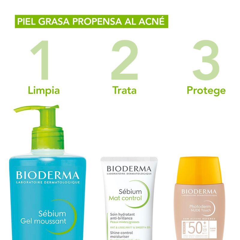 BIODERMA Gel Limpiador Sebium Gel Moussant 500 ml - Aruma