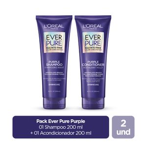 Set Ever Pure Purple Shampoo + Acondicionador  200 ml