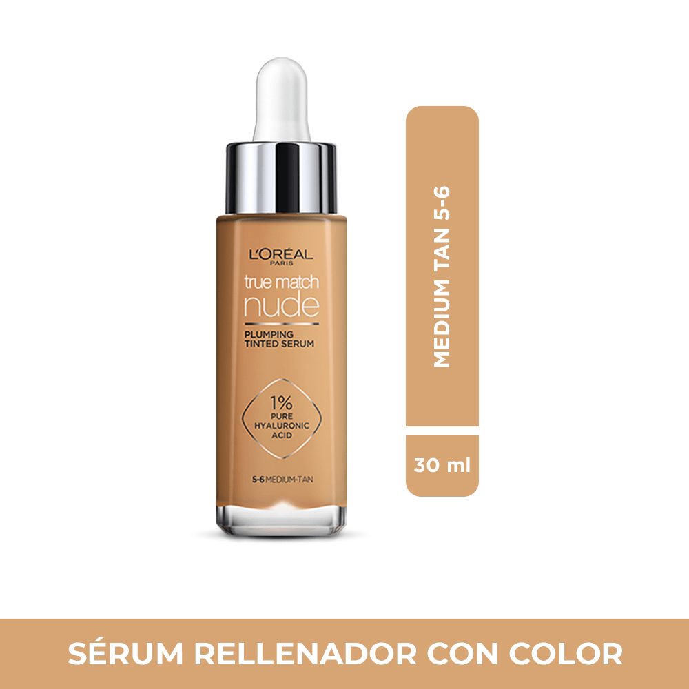 Serum Con Color Base True Match Tono Medium Tan 5 6 30ml Loréal Paris