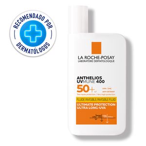 Bloqueador Anthelios Uvmune 400 Fluido Invisible Sin Color Spf50 50ml La Roche Posay