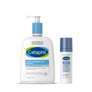 Pack Loción Limpiadora 473ml Cetaphil + Serum Hidratante Optimal Hydration 30 ml Cetaphil