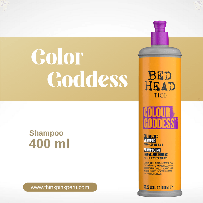 TIGI Bed Head Colour Goddess Duo Pack – 400 Ml Shampoo + 200 Ml Conditioner Für Farbiges Haar