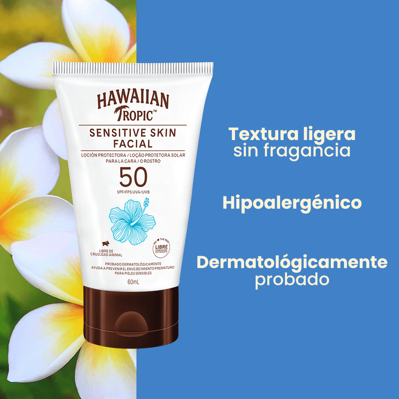 Bloqueador-Solar-Hawaiian-Tropic-Sensitive-Skin-Facial-SPF50-60ml