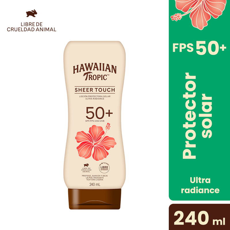 Boqueador-Solar-Hawaiiian-Tropic-Sheer-Touch-SPF50-240ml
