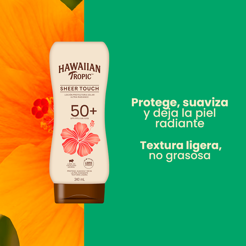Boqueador-Solar-Hawaiiian-Tropic-Sheer-Touch-SPF50-240ml