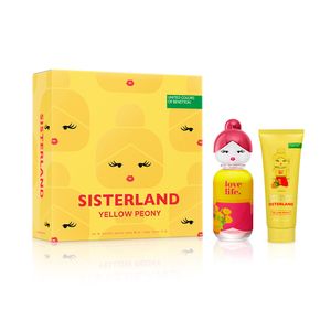 Set de regalo Benetton Sisterland Yellow Peony 80ml + Body Lotion 75ml