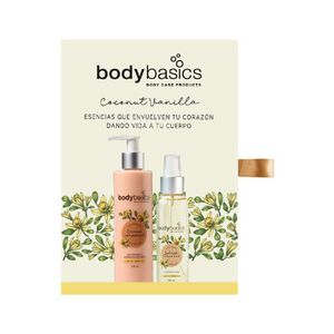 Set Bodybasics Vainilla Crema Corporal 230ml + Splash Corporal 120ml