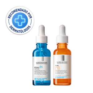 Set Sérum La Roche Posay Hyalu B5 30ml + Sérum La Roche Posay Redermic Vitamin C10 30ml