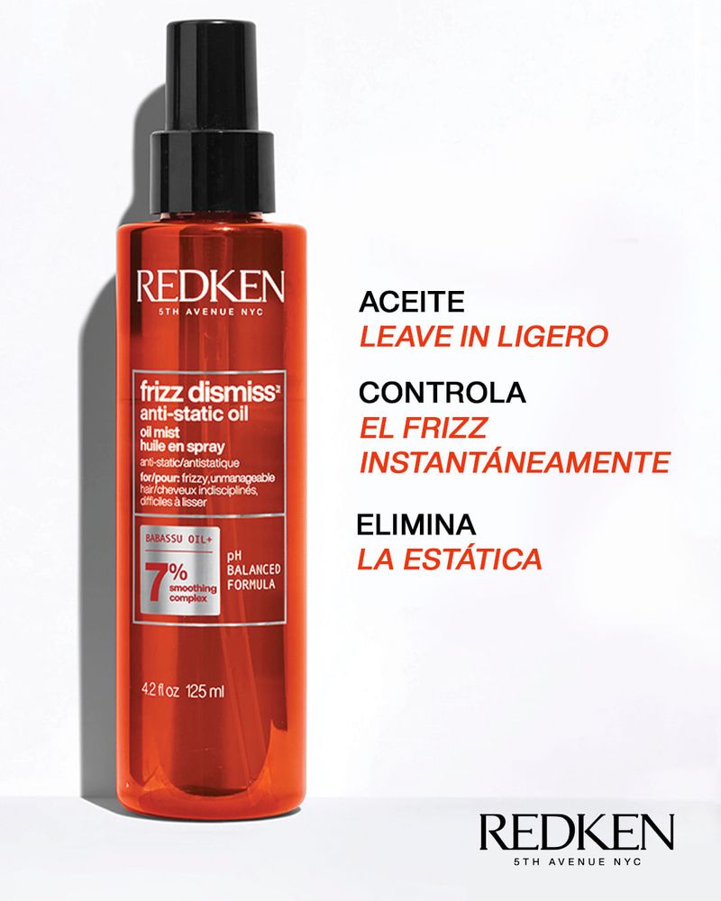 Pack Redken Dúo One United Spray One 150 ml + Aceite ligero Anti-Static Oil Frizz Dismiss 125ml-1747084379444