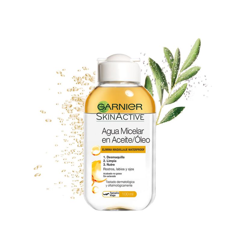 Pack Agua Micelar Pure Active 400Ml + Agua Micelar Bifasica 100Ml Skin Garnier-1747250317472