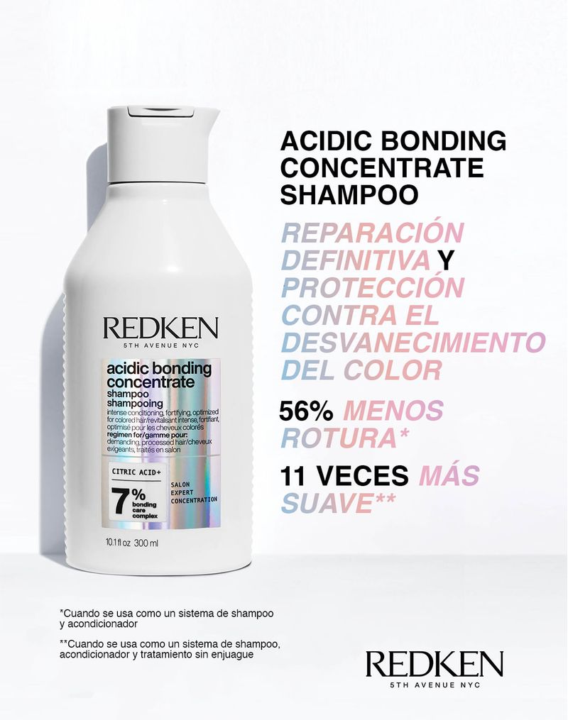 Duo Acidic Bonding Sh 300ml +Trat 150ml Redken-1747343048911