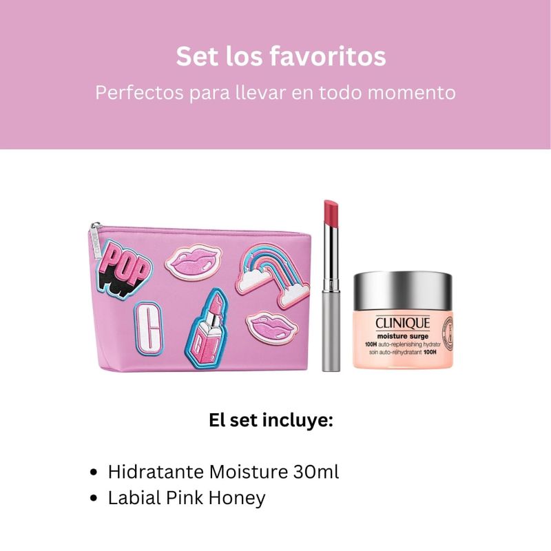 Set-Labial-Pink-Honey-lipstick---Hidratante-Moisture-Surge---Neceser