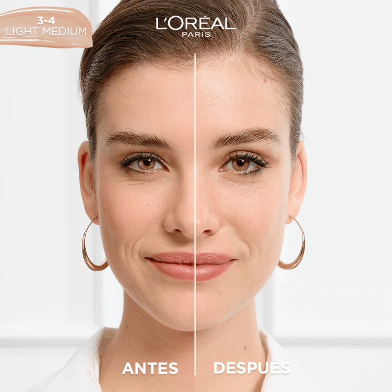 Serum con color Base True Match Tono Light-Medium 3-4 30ml L'Oréal ...