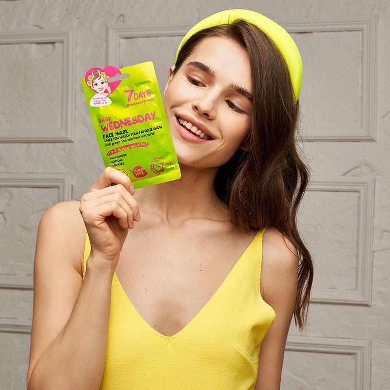 Mascarilla Facial 7 Days Easy Wednesday With Green Tea And Pear-1768574982121