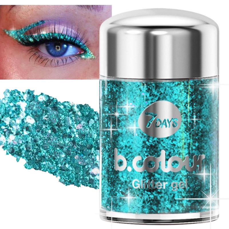 Pigmento 7Days Face & Body Glitter Gel Mini 02 Snowy Elf-1769529688460