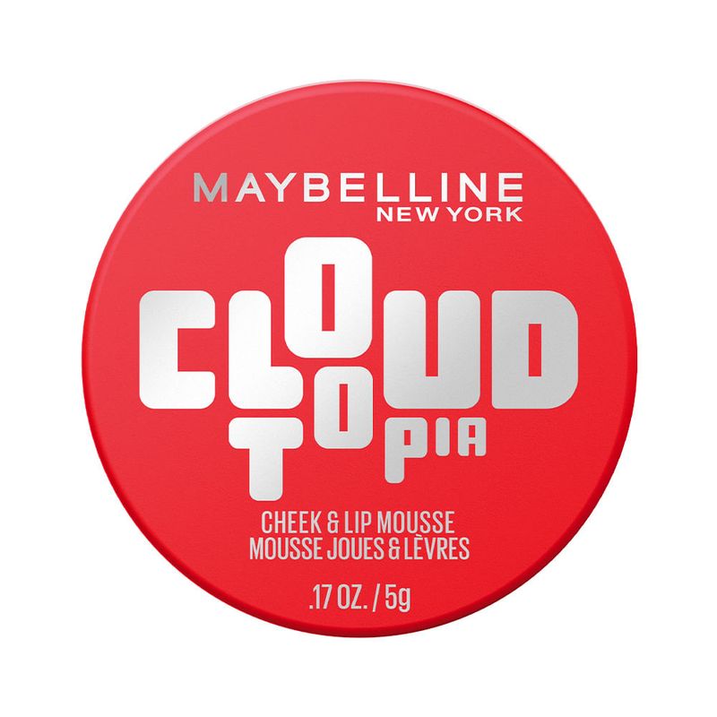 Rubor En Mousse Para Mejillas Y Labios Maybelline Cloudtopia Divine Crimson 5G