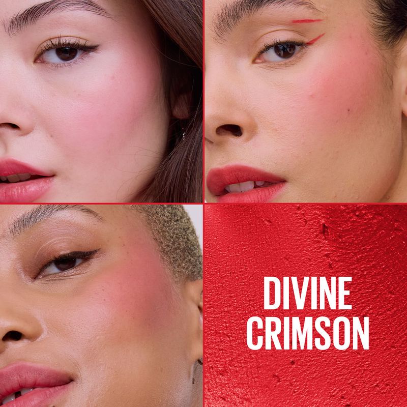 Rubor En Mousse Para Mejillas Y Labios Maybelline Cloudtopia Divine Crimson 5G