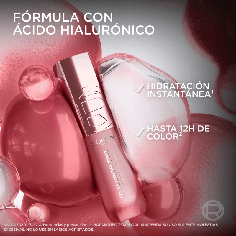 Tinta Serum Para Labios L'Oreal Paris Hyaluron Tint Nude Espreso 5 Ml