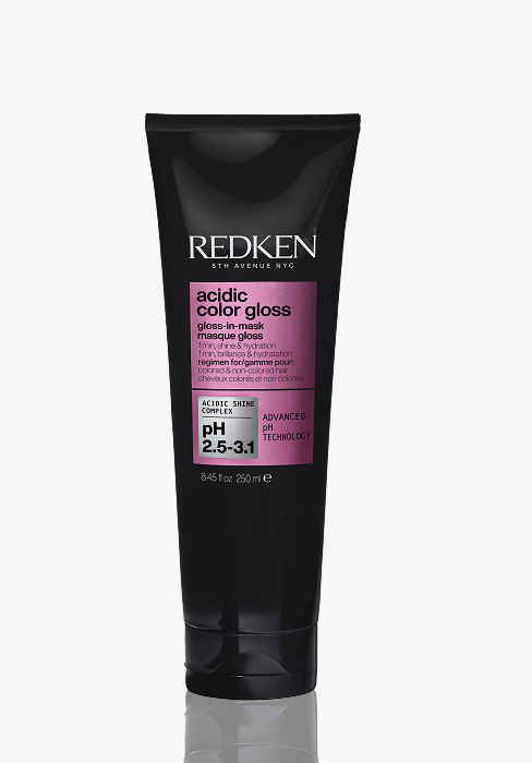 Mascarilla Gloss-In-Mask Acidic Color Gloss para cabello con color 250ml