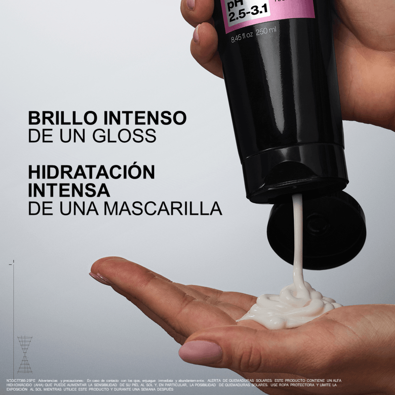 Mascarilla Gloss-In-Mask Acidic Color Gloss para cabello con color 250ml