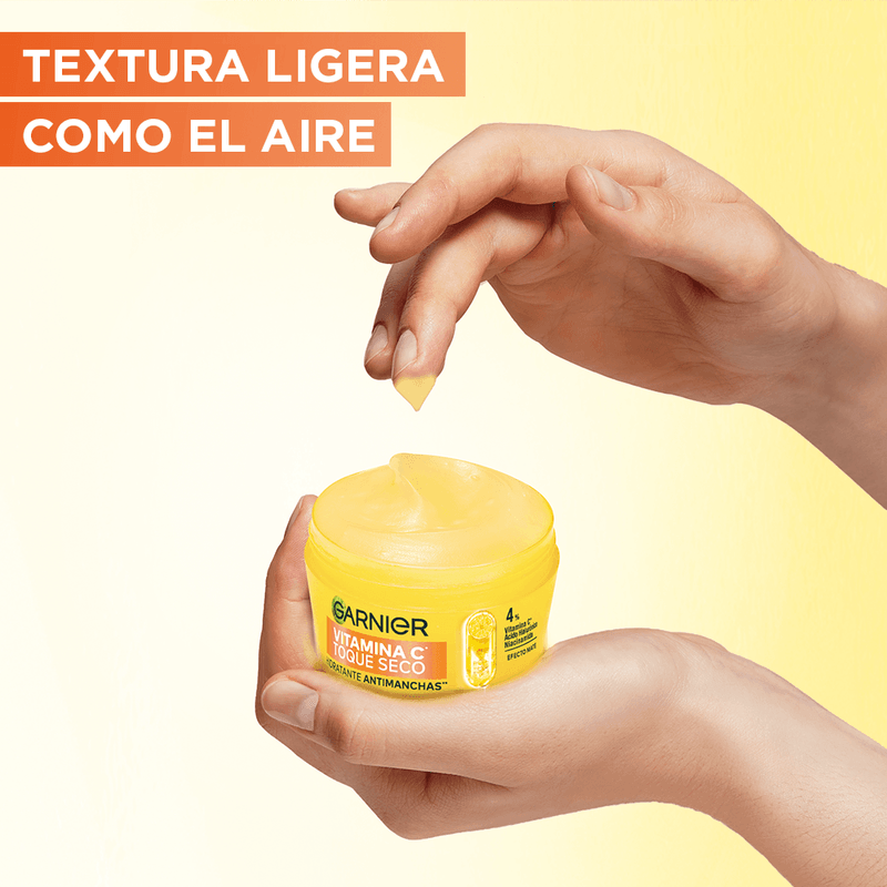 Crema Hidratante Skin Garnier Toque Seco Vitamina C